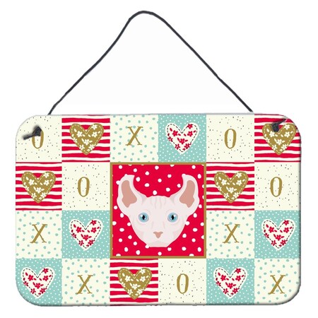 Carolines Treasures 8 x 12 in. Dwelf Cat Love Wall or Door Hanging Prints CK5113DS812